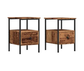 Soluna home - mesitas de noche  madera madera clara 2 peças  34 x 36 x 50 cm