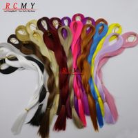 rcmy pelo de muneca de seda suave bjdsd peluca de muneca azul fibra de nailon sintetica resistente al calor 13 14 16 accesorios para munecas