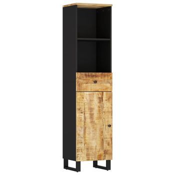 Mueble De Baño | Armario De Baño Madera Maciza De Mango 38x33x160 Cm