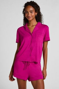 Hunkemöller Pantalón corto de jersey Essential Rosa
