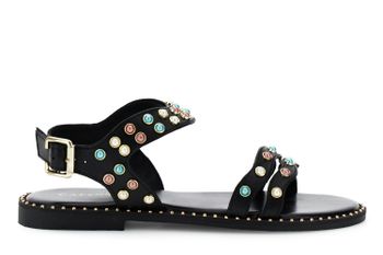 sandalias guild de piel. black 36