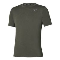 mizuno impulse core camiseta de running hombres - verde oscuro