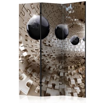 Biombo - Golden Jigsaw (135x172 Cm)