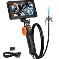 camara boroscopio articulada succebuy con inspeccion endoscopica articulada bidireccional ligera con lente pequena de 64mm pantalla de 5 1080p