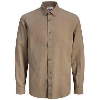Jack & Jones Camisa manga larga 12289174 SUMMER LINEN-FALCON para hombre