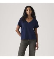 levis para mujer 005j6-0016 camiseta favorite de pico marino xs casual algodon manga corta