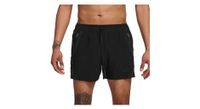 pantalon corto nike run 5in negro  hombre