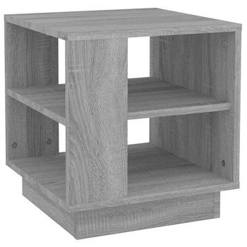 Mesa De Café - Mesa De Centro Madera De Ingeniería Gris Sonoma 40x40x43 Cm
