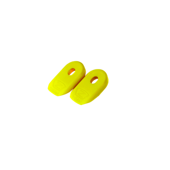 Protector de bielas Zefal Crank Armor, Color Amarillo Fluo