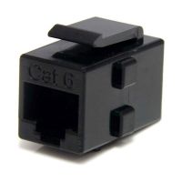 startech acoplador keystone rj45 negro