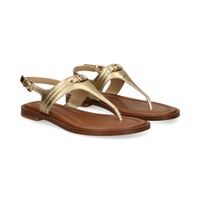 michael kors sandalias planas mujer - dorado talla 85