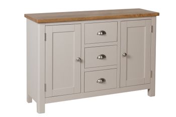 Cole Oak and Truffle Grey Large Sideboard