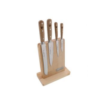 Jean Dubost Bloque De 4 Cuchillos De Madera - C0004220pef036