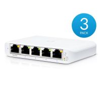 switch ubiquiti unifi flex mini 3-pack 5xgigabit poe gestionado usb-c