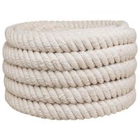cuerda de yute 40 mm blanco 100 yute tossa vidaxl