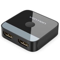 vention akob0 switch hdmi 20 bidireccional 4k60hz gris compacto