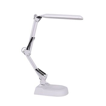 BEL AIR HOME - Lámpara Flexo Led 10W de Escritorio Articulable Bridge - Protección ocular - 3 temperaturas de luz 3000-4000-6000K (BLANCO)