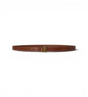 lauren ralph lauren para mujer 412p15764002 cinturon de piel con hebilla lrl marron claro l casual