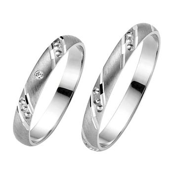 Alianzas oro blanco 3mm
