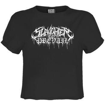 Amplified Clothing Camiseta Metal Logo para mujer