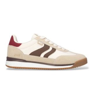 Xti para mujer. 14639804-BEIGE Zapatillas 146398 beige (40), Plano, Cordones, Casual