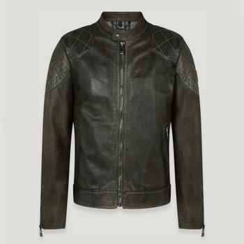 Belstaff Legacy Outlaw Waxed Leather Jacket - IT 46/S