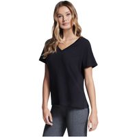 skechers camiseta pima v-neck tee para mujer