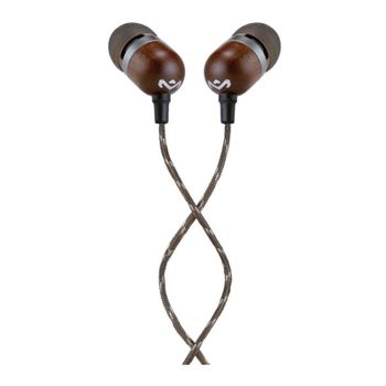 Auriculares The House Of Marley Smile Jamaica con cable, conexión 3,5 mm, micrófono y control digital, negros