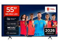tv qd-mini led 55 - tcl 55p8l uhd 4k aipq processor smart tv dvb-t2 dolby visionatmos 144hz google negro