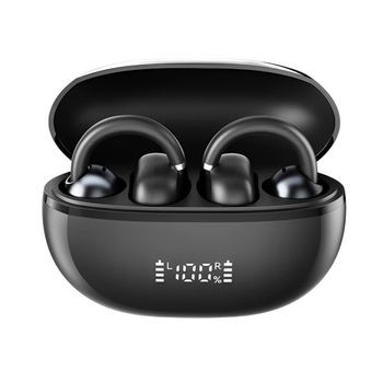 HAYLOU Airfree Auriculares Inalámbricos con Clip, Led Pantalla Inteligente, Bluetooth 5.4