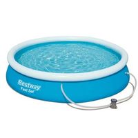 conjunto de piscina fast set 366x76 cm bestway