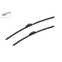 retrofit flat wiper blade set ar725s with spray nozzle