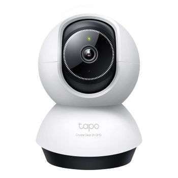 Tapo TC72 Cámara de Vigilancia 360º Interior, 2K QHD, Detección IA Gratuita Avanzada, Visión Nocturna