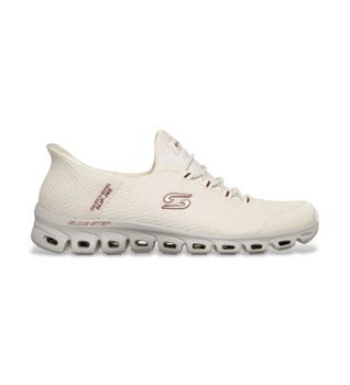 Skechers para mujer. 104557 Zapatillas Slip-Ins Glide Step Vibey blanco roto (39), Plano, Cordones, Casual