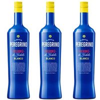 atlantic galician spirits - vermut blanco peregrino - base de vino godello - pack 3 botellas 75 cl - 15 vol