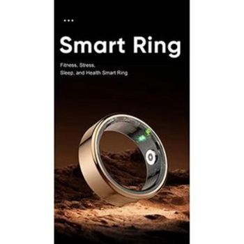 Anillo inteligente Powerton WPSR02-Z9 talla 9 Bluetooth IP68 batería recargable Oro