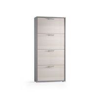 mueble zapatero de doble fondo con 4 puertas