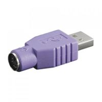 goobay adaptador ps2 a usb machohembra morado