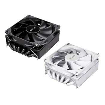 TEUCER-enfriador de aire de CPU de perfil bajo, 4,5 cm, alto rendimiento, 6 tubos de calor para radiador de CPU para juegos Intel LGA 1700 115X/AM4 AM5 ITX