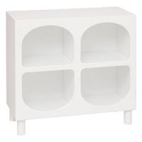 estanteria tara blanca de 4 compartimentos 76x70x32cm