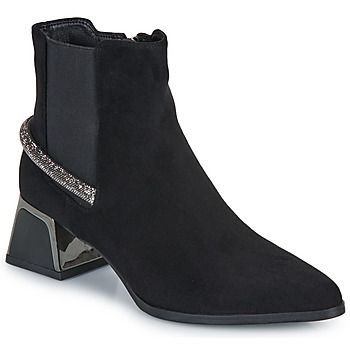 Exé Shoes Botines P1811-T941-FABRIC-BLACK para mujer
