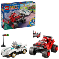 lego lego sonic silver vs monster truck de knuckles 77118