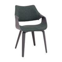 austria - sillon tapizado 51x82x43 cm en contrachapado y tela verde salvia