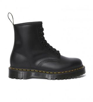 Dr Martens para mujer. 25345001 Botas de piel 1460 BEX negro (41), Cordones, Casual