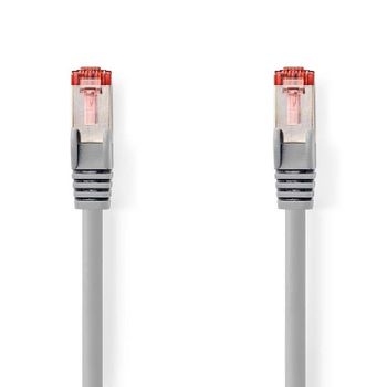 Cable de red Nedis CCGL85221GY015 Cat6 S/FTP 0,15 m Gris