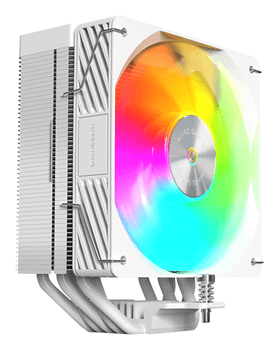 VENTILADOR CON DISIPADOR DE CPU MARS GAMING MCPUX5ARGBW BLANCO ARGB PWM SI 120mm TDP 280W