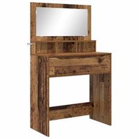 mesas de tocador  mesa de maquillaje de dormitorio madera vieja 80 x 396 x 135 cm