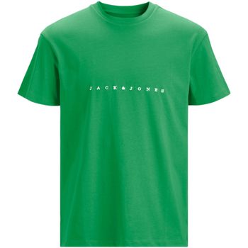 Jack & Jones Camiseta 12237296 JWHCOPENHAGEN TEE SS CREW NECK JNR ISLAND GREEN para niño