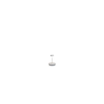 Lámpara de mesa zafferano led de aluminio blanco 2w ip65 regulable