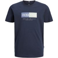 jack  jones camiseta 12263108 jorfrederiksberg box tee ss cn sn jnr sky captain para nino